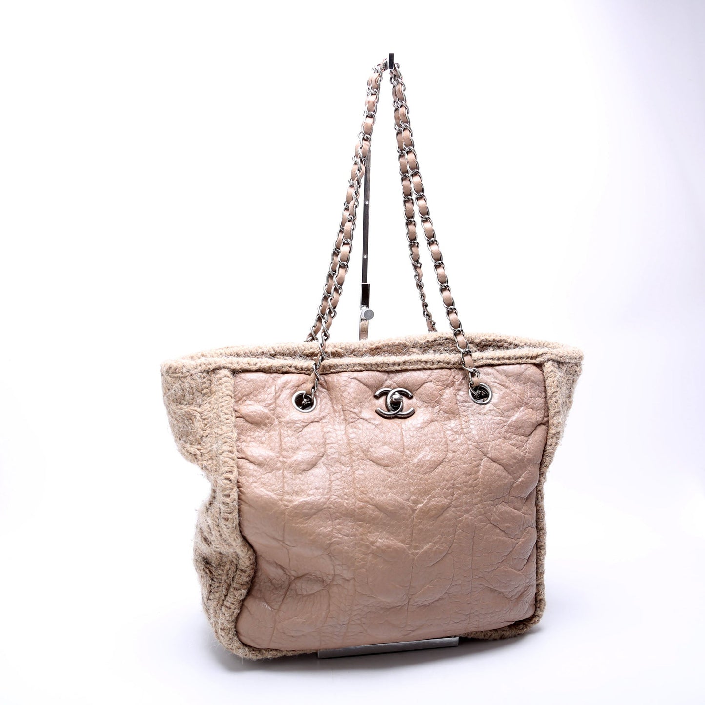 Chanel Knitted Tote 18M Bag