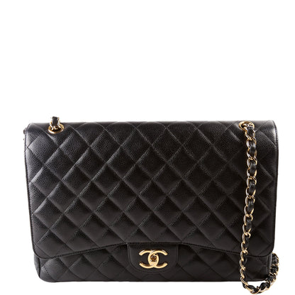 Chanel Classic Flap Maxi Caviar 17-20M Bag