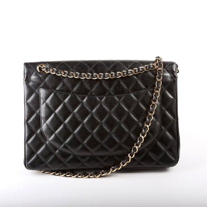 Chanel Classic Flap Maxi Caviar 17-20M Bag