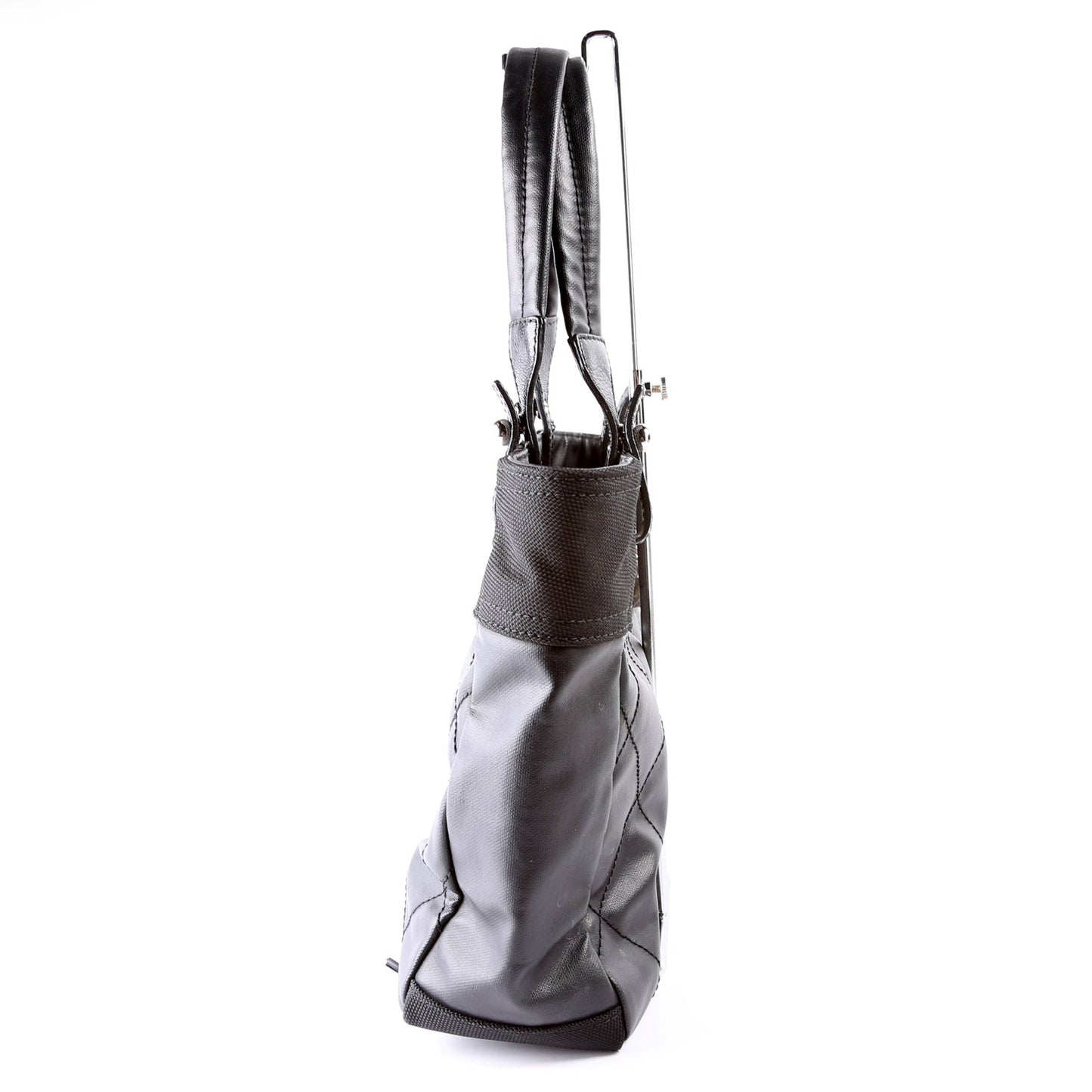 Chanel Biarritz Coated Canvas Tote Black Bag