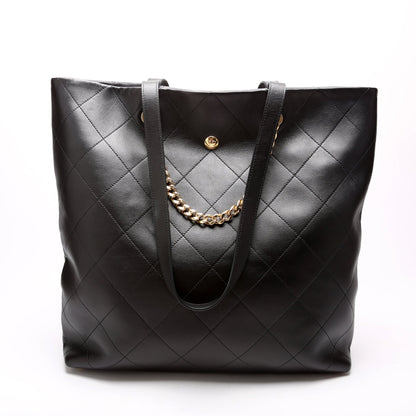Chanel Club Monaco Tote Calfskin RFID Black Bag