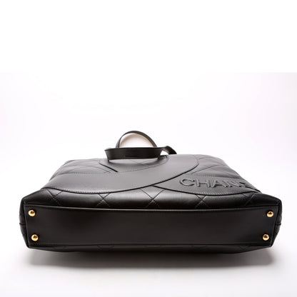 Chanel Club Monaco Tote Calfskin RFID Black Bag