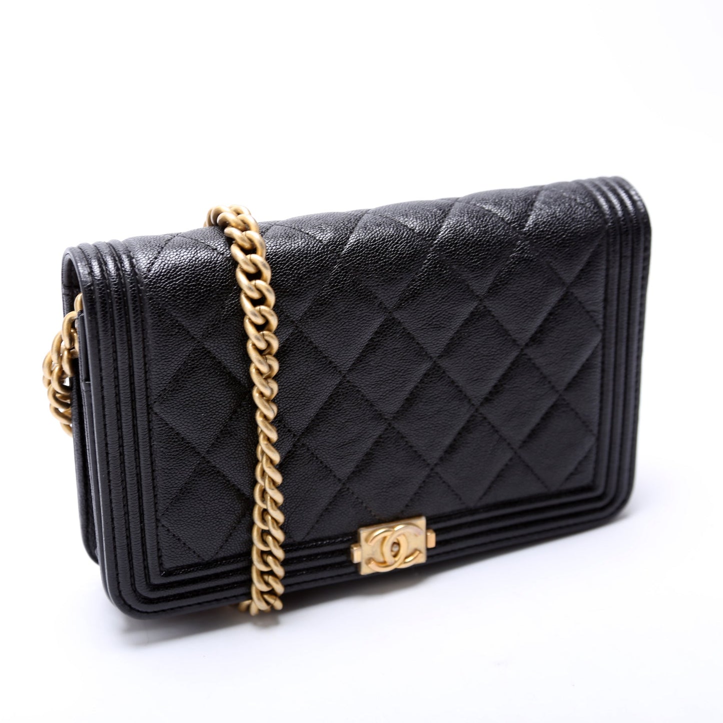 Chanel WOC Boy Caviar Black Bag