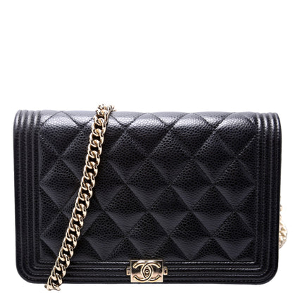 Chanel Wallet on Chain Boy Caviar Bag