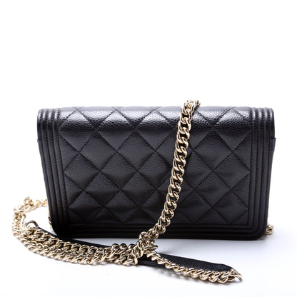 Chanel Wallet on Chain Boy Caviar Bag