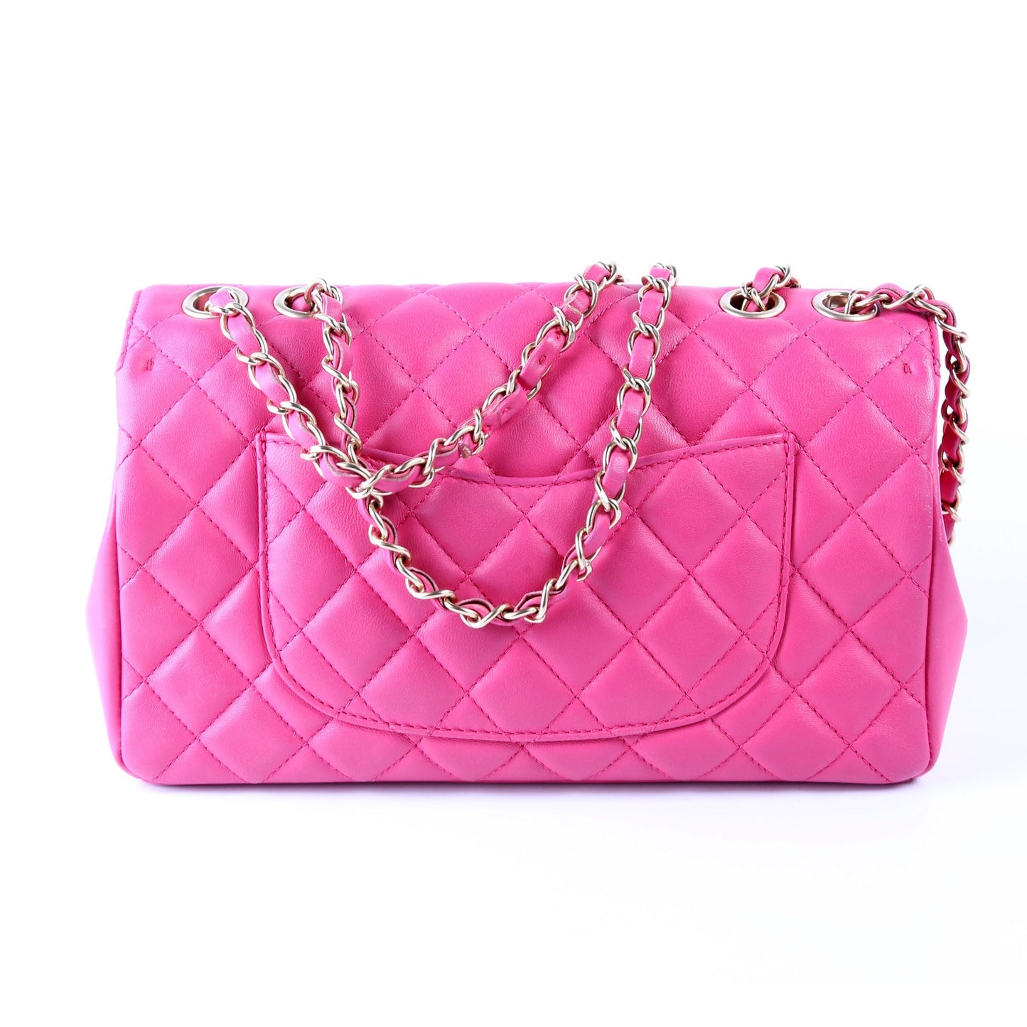 Chanel Mademoiselle Flap Quilted Lambskin 21M Pink Bag