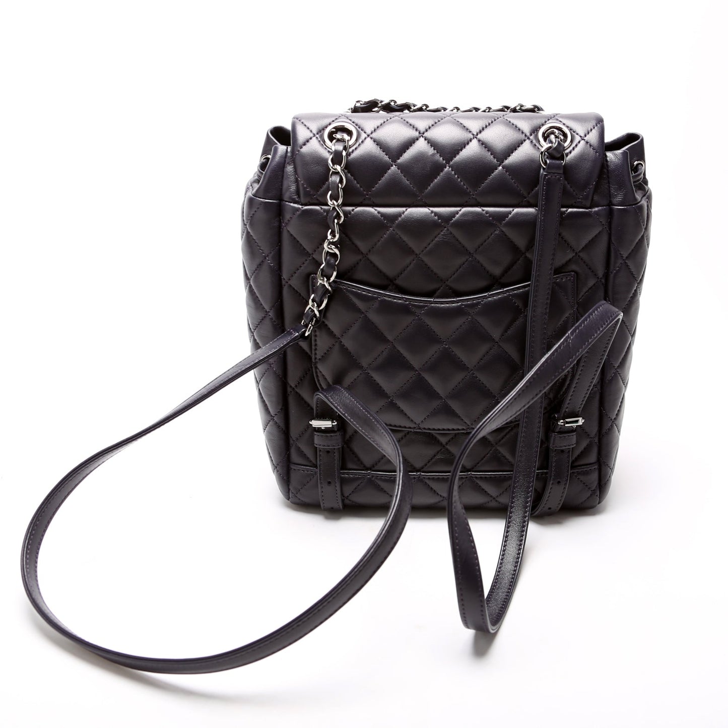 Chanel Urban Spirit Backpack Small Lambskin Navy Bag