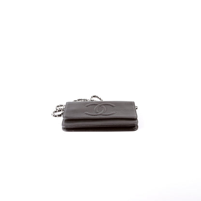 Chanel WOC Timeless CC Caviar 18M Black Bag