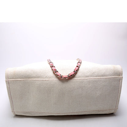 Chanel Deauville Medium Mixed Fibers 21M Pink Bag