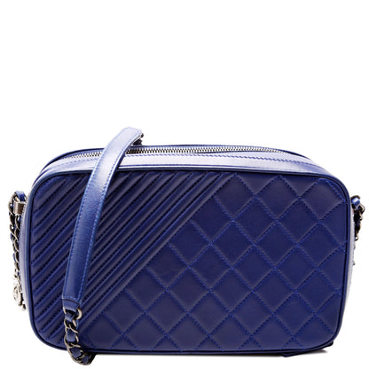 Chanel Coco Boy Small Camera Quilted Lambskin 20M Bag