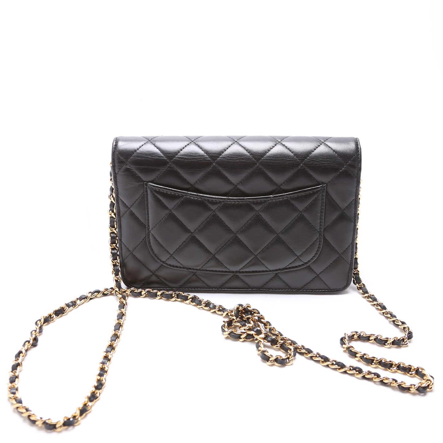 Chanel WOC Classic Quilted Lambskin Black Bag