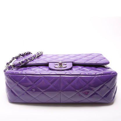 Chanel Classic Flap Jumbo Patent 21M Purple Bag