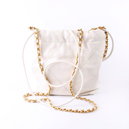 Chanel 22 Mini Quilted Calfskin RFID White Bag