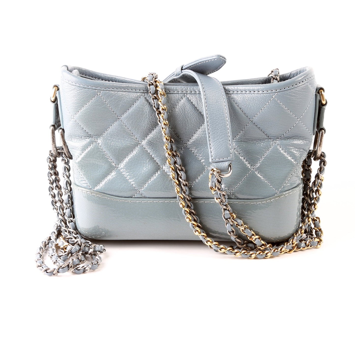 Chanel Gabrielle Hobo Small Calfskin 25M Blue Bag