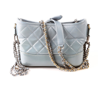 Chanel Gabrielle Hobo Small Calfskin 25M Blue Bag