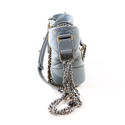 Chanel Gabrielle Hobo Small Calfskin 25M Blue Bag