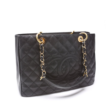Chanel Grand Shopping Tote Caviar Black Bag