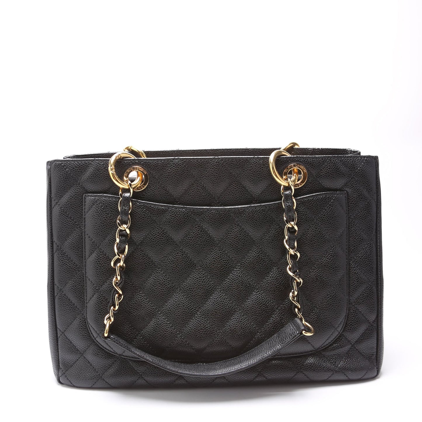 Chanel Grand Shopping Tote Caviar Black Bag