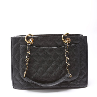 Chanel Grand Shopping Tote Caviar Black Bag