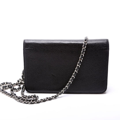 Chanel Wallet On Chain Timeless CC Caviar Black Bag