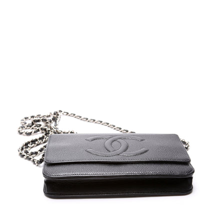 Chanel Wallet On Chain Timeless CC Caviar Black Bag