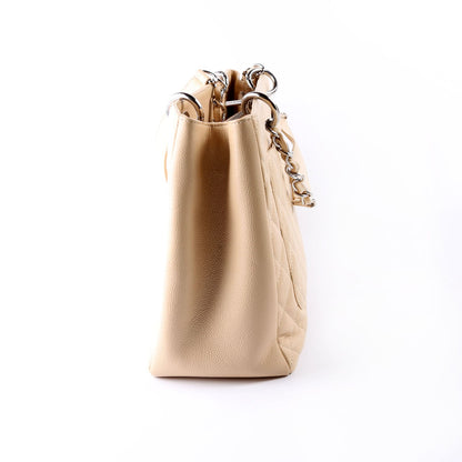 Chanel Grand Shopping Tote Caviar Beige Bag