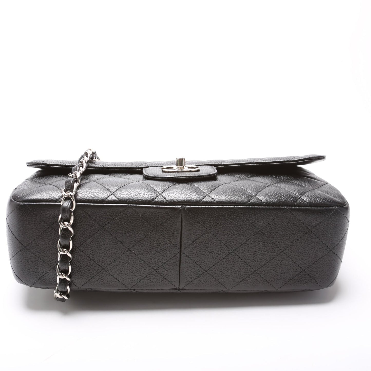 Chanel Classic Flap Jumbo Caviar 10-13M Black Bag