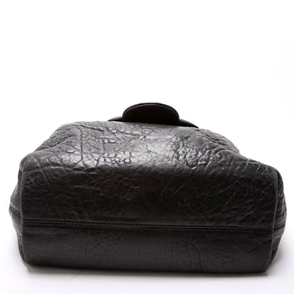 Fendi Nappa Leather B Buckle Hobo Black Bag
