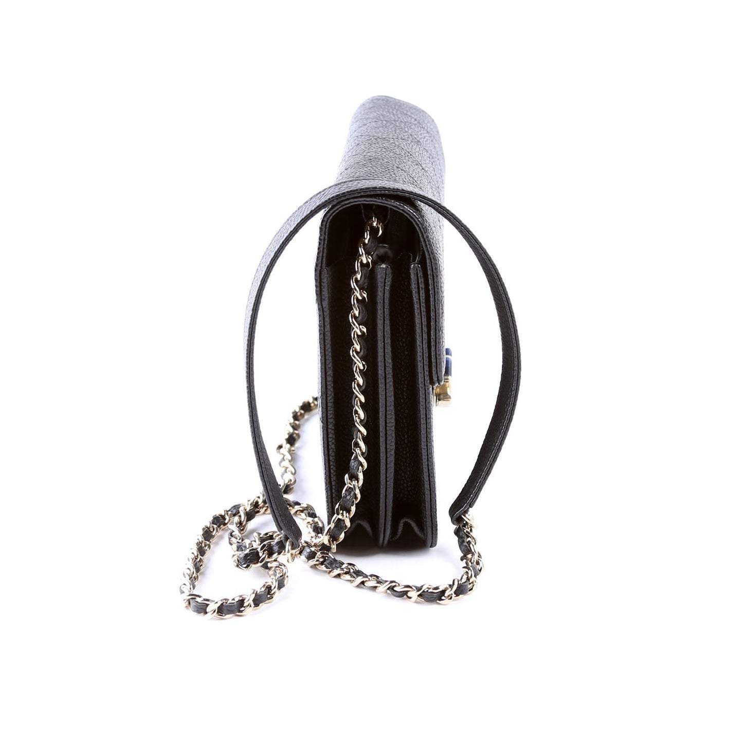Chanel WOC Square Cuba Grained Calfskin Black Bag