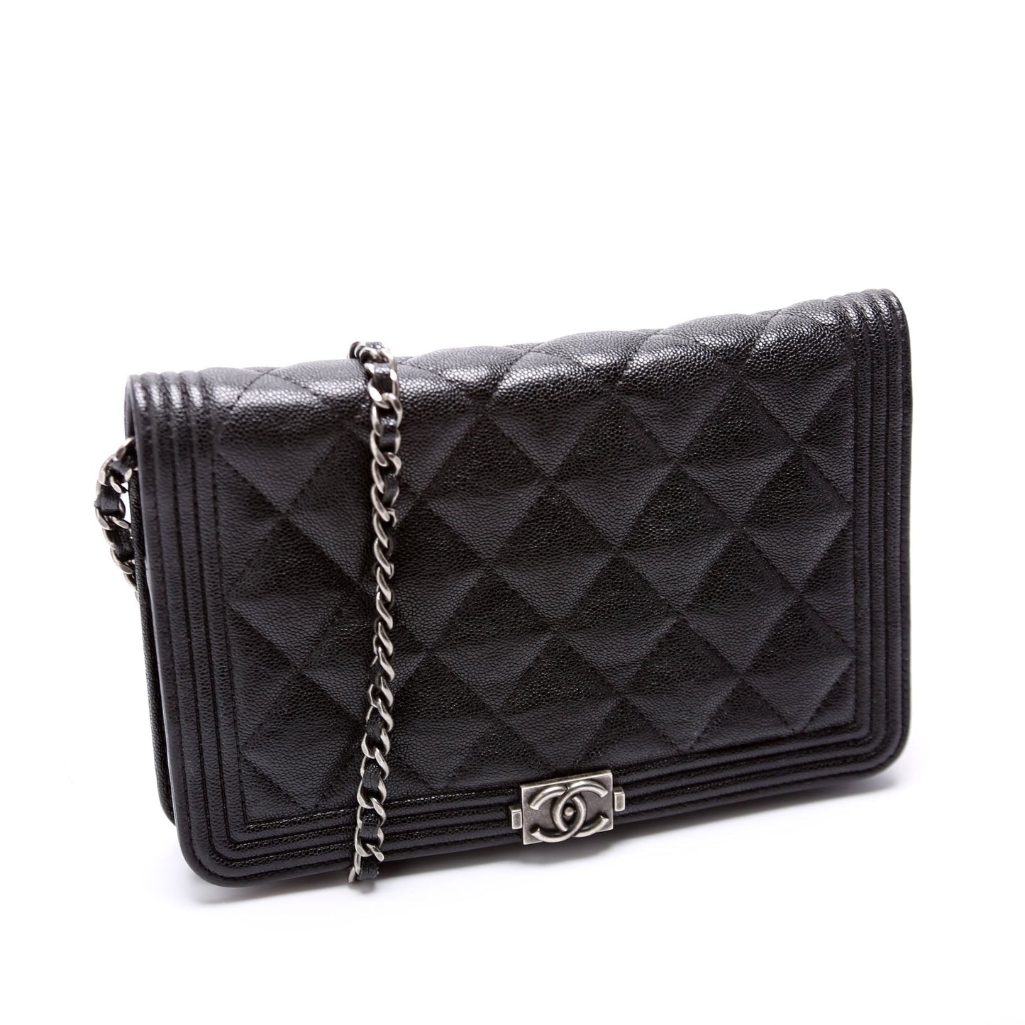 Chanel WOC Boy Caviar Black Bag