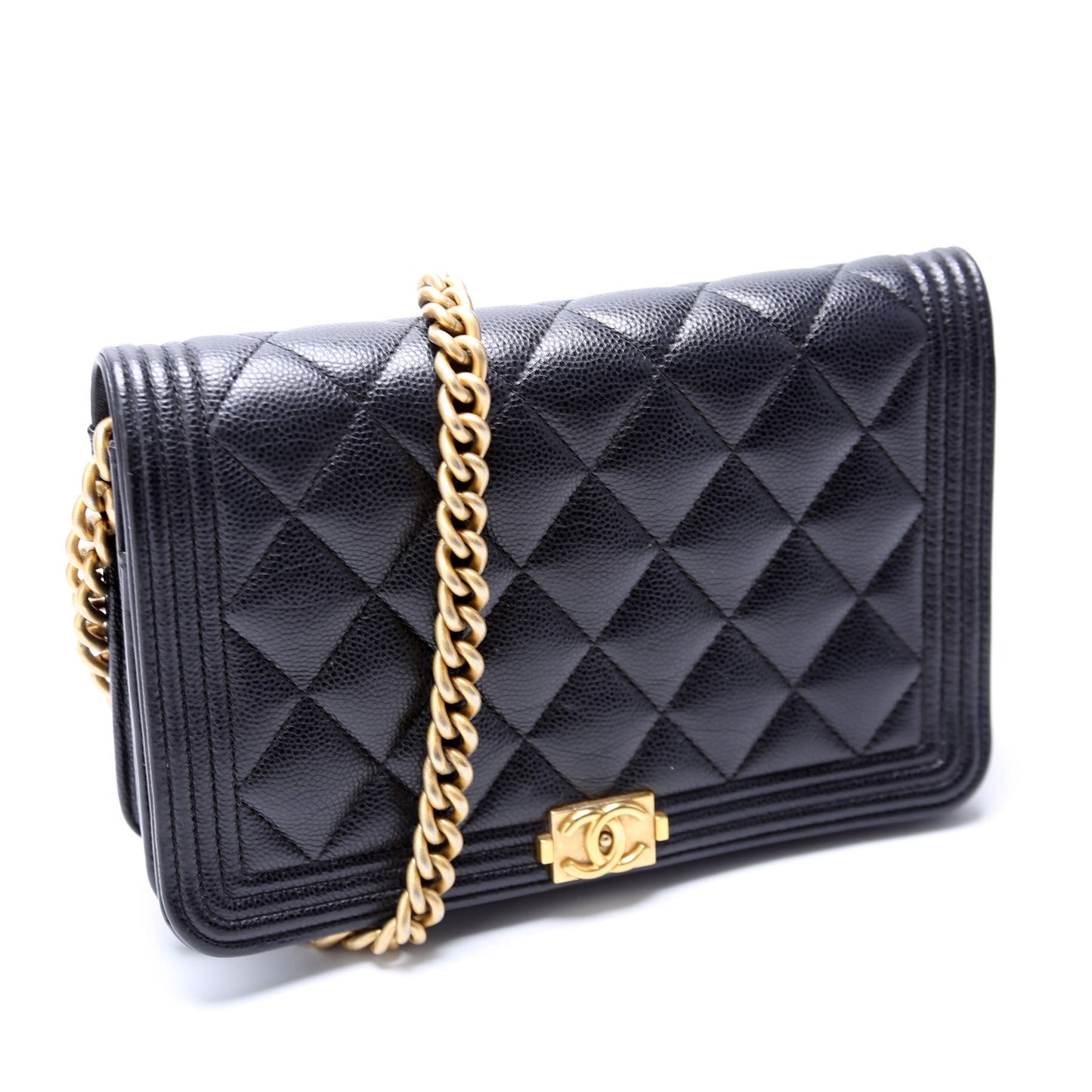 Chanel WOC Boy Caviar Black Bag