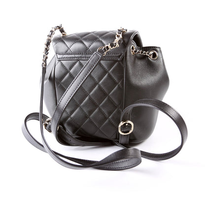 Chanel Duma Backpack Small Lambskin RFID Black Bag