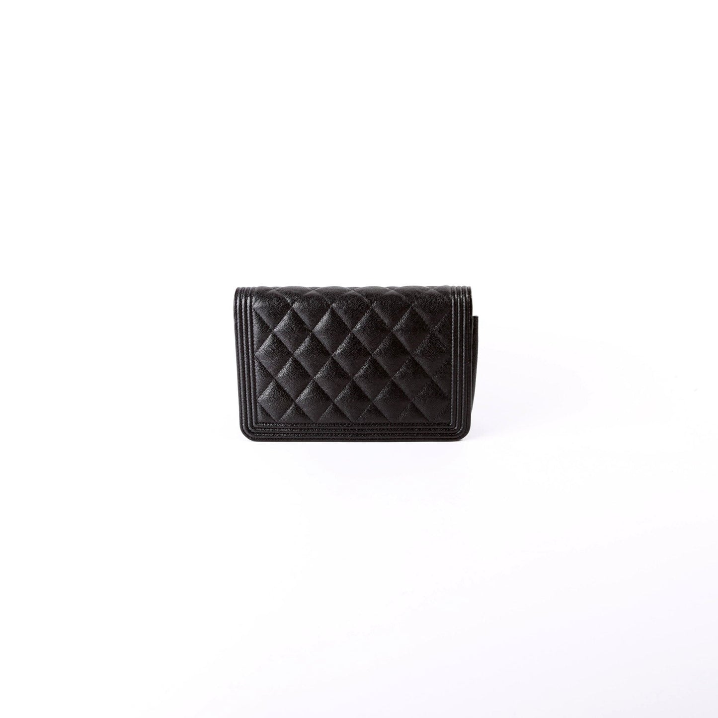 Chanel Wallet On Chain Boy Caviar Black Bag