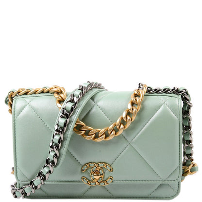Chanel 19 WOC Quilted Lambksin RFID Bag