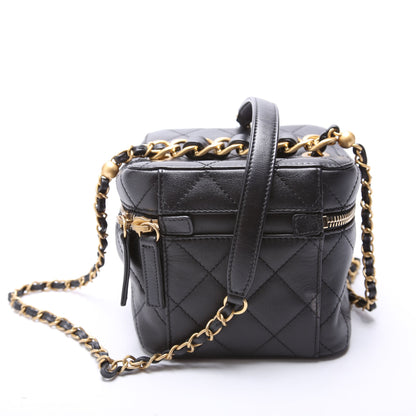 Chanel CC Vanity Case With Chain Small RFID Black Bag