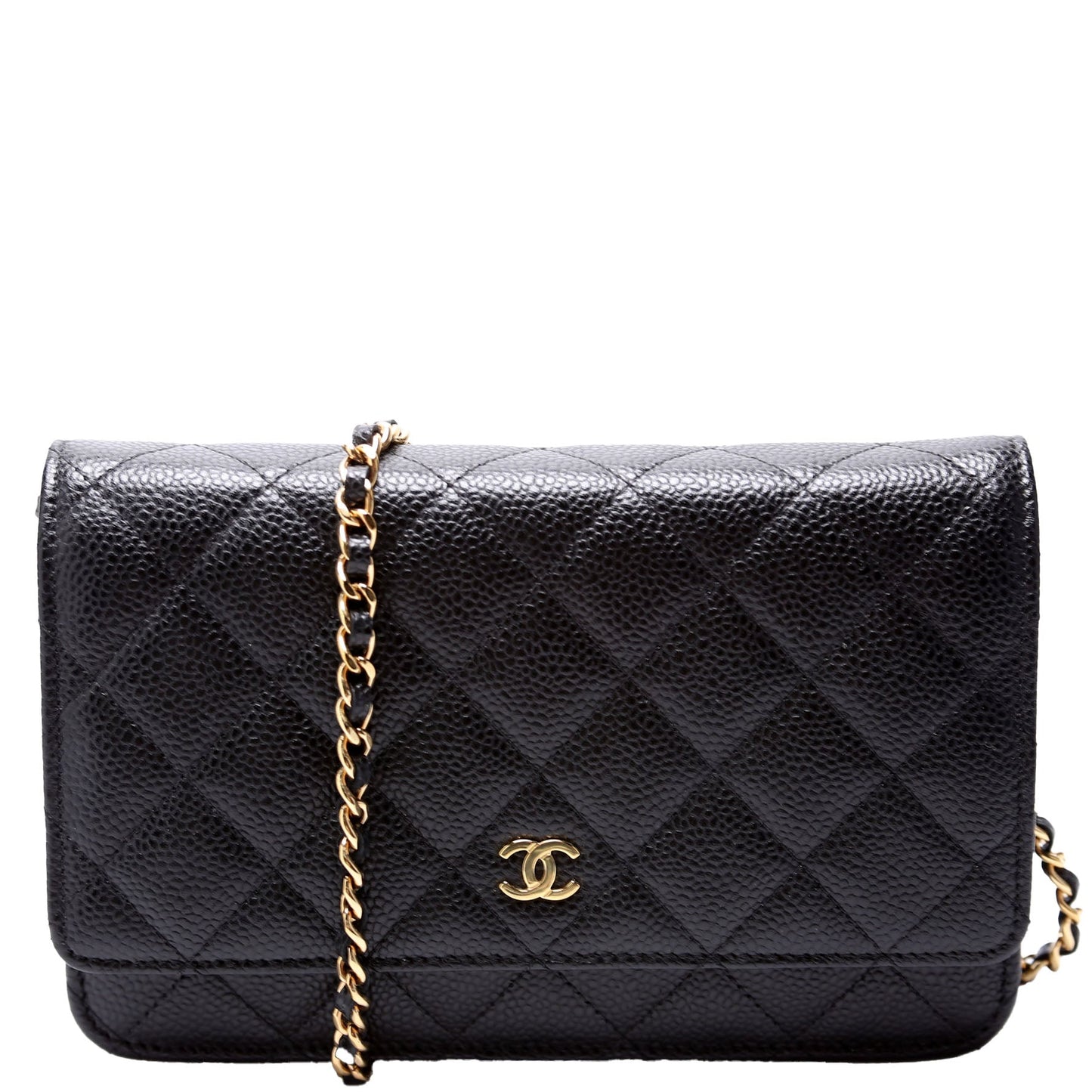 Chanel WOC Classic Quilted Caviar RFID Bag