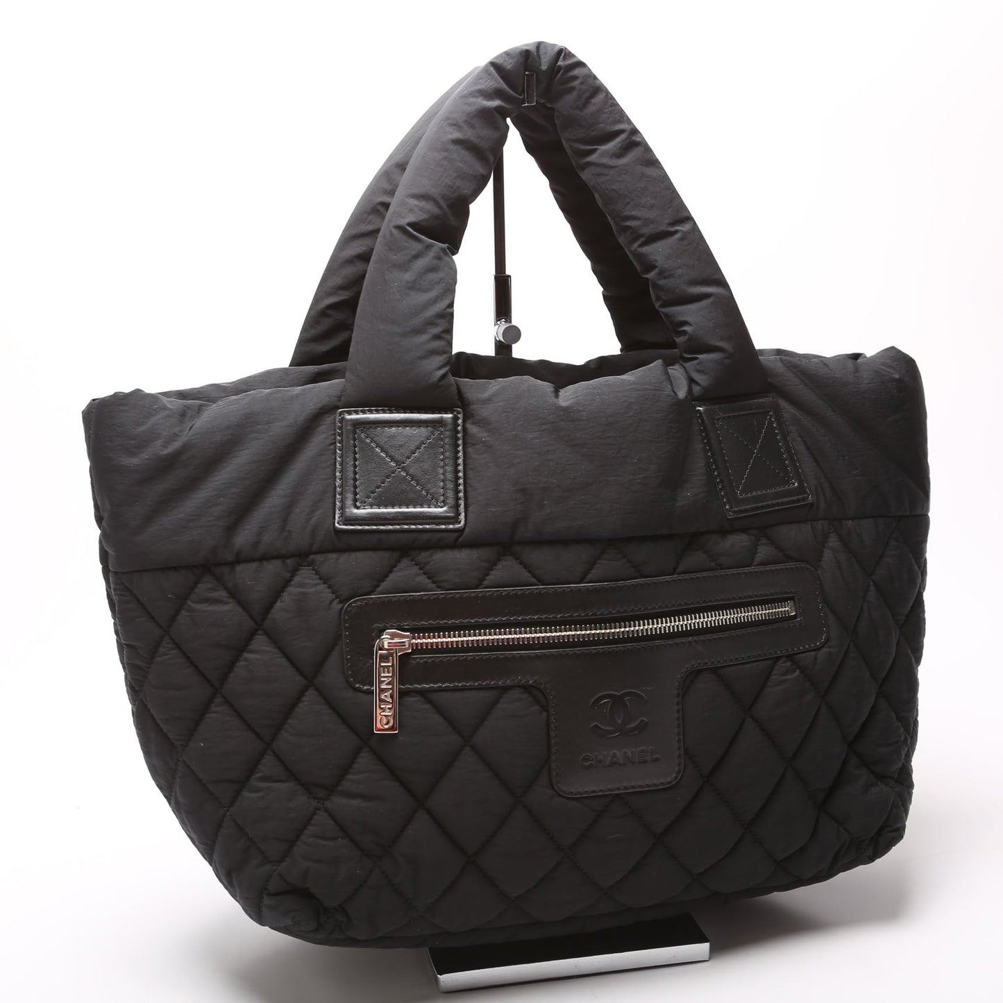 Chanel Coco Cocoon Nylon Small Black Bag