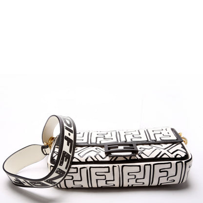 Fendi 8BR600 X Joshua Videsuette Black/White Bag