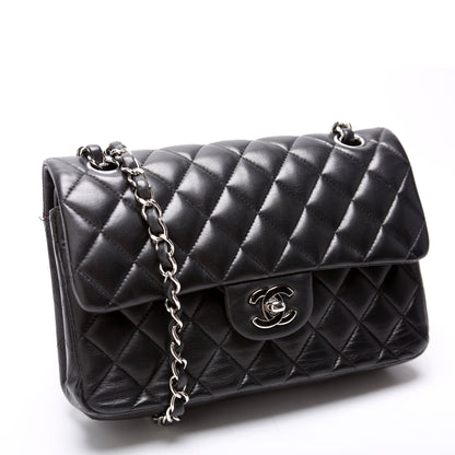 Chanel Classic Flap Small Lambskin 25-28M Black Bag