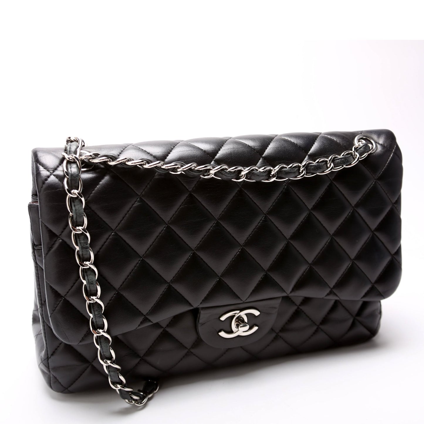 Chanel Classic Flap Jumbo Lambskin 14-16M Bag