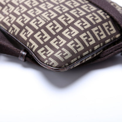 Fendi 8BT079 Zucchino Flat Small Shoulder Bag
