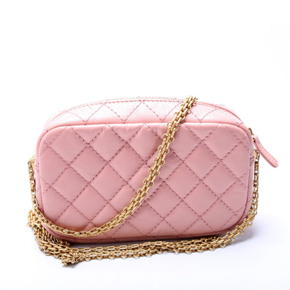Chanel 2.55 Reissue Mini Camera Quilted Aged Calfskin Pink Bag