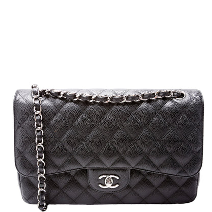 Chanel Classic Flap Jumbo Caviar 25-28M Bag