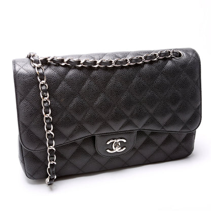 Chanel Classic Flap Jumbo Caviar 25-28M Bag