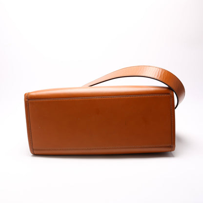 Fendi 8BH386 Sunshine Shopper Medium Leather Brown Bag