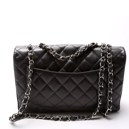 Chanel Classic Flap Jumbo Lambskin 14-16M Black Bag