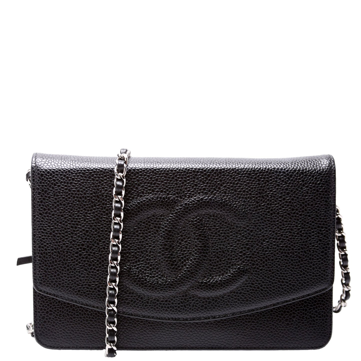 Chanel WOC Timeless CC Caviar Black Bag