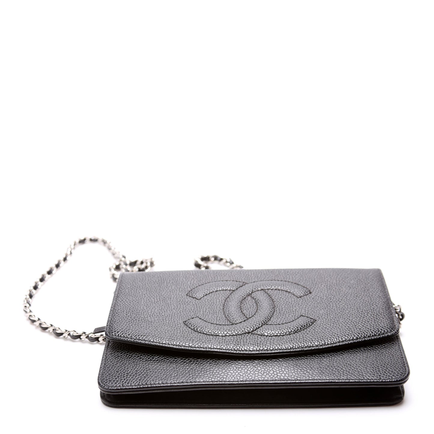 Chanel WOC Timeless CC Caviar Black Bag
