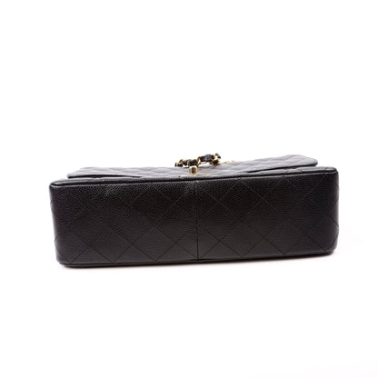 Chanel Classic Flap Jumbo Caviar Black Bag