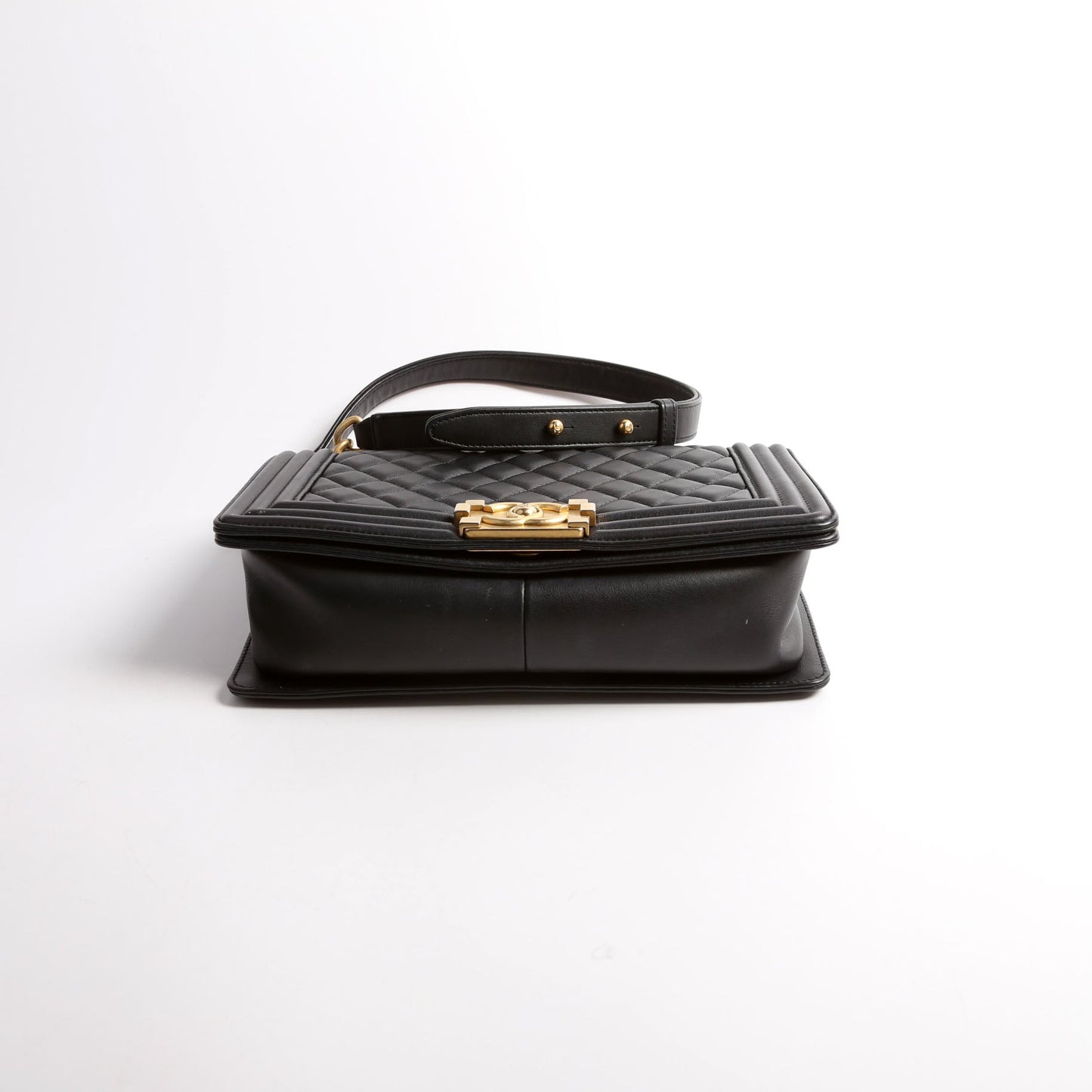 Chanel Boy Flap Medium Old Lambskin 25-28M Black Bag